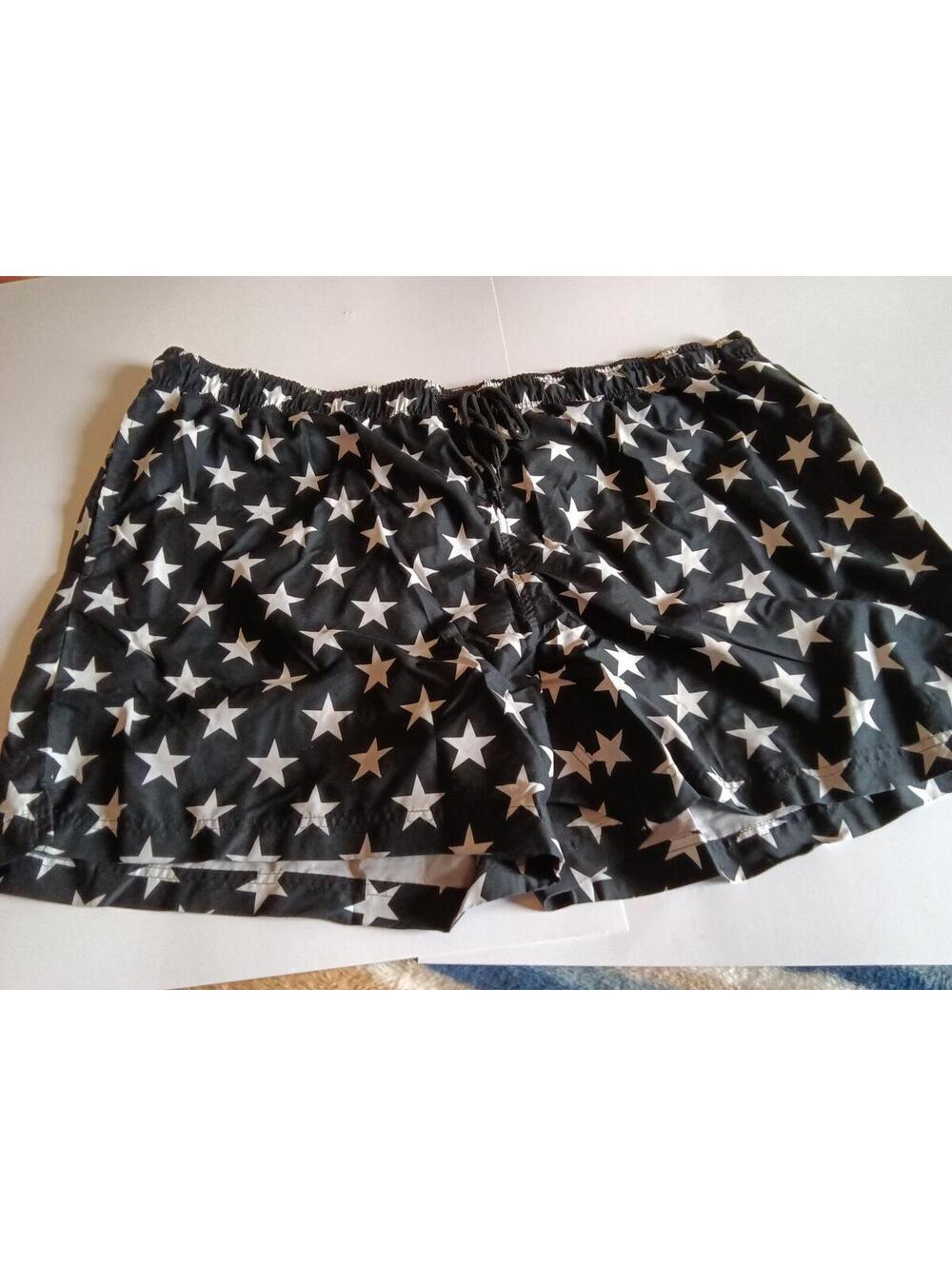 George Men's 3XL Star Print Swim Trunks